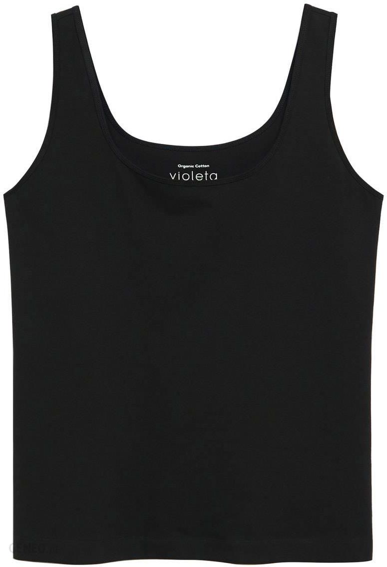 Moda Koszulki Koszulki siateczkowe Violeta by Mango Siateczkowa koszulka czarny-z\u0142oto Siateczkowy wz\u00f3r 