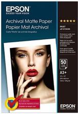 Epson Archival Matte Paper, DIN A3+, 189g/m², 50 Arkuszy C13S041340  - Papier fotograficzny