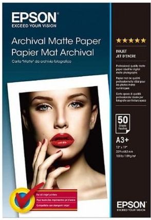Epson Archival Matte Paper, DIN A3+, 189g/m², 50 Arkuszy C13S041340