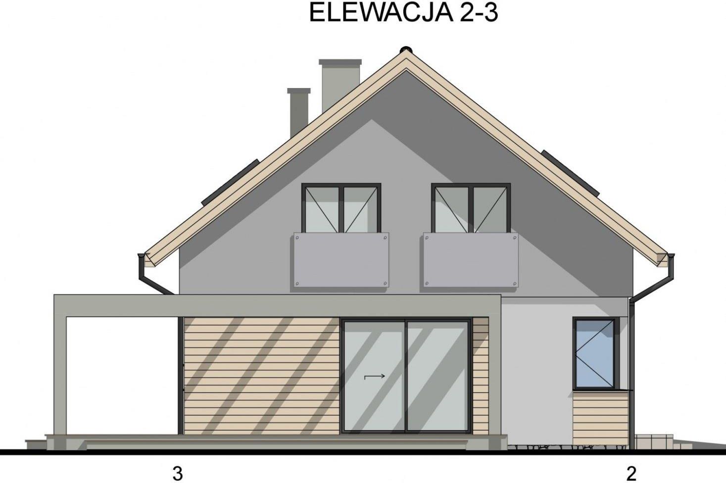 Projekt Dom Przy Poziomkowej 18 - zdjęcie 2 Projekt Dom Przy Poziomkowej 18