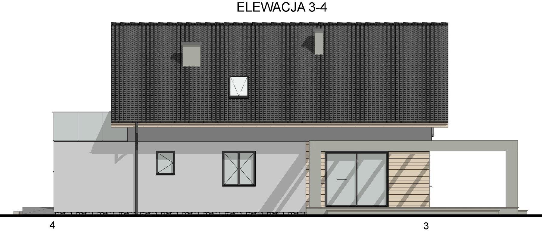 Projekt Dom Przy Poziomkowej 18 - zdjęcie 3 Projekt Dom Przy Poziomkowej 18