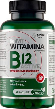 XeniVIT Witamina B12 Active 90 kaps. roślinnych