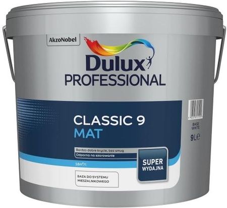 Dulux Professional Classic 9 Mat White 9L