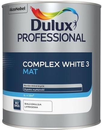 Dulux Professional Complex White 3 Mat 1L