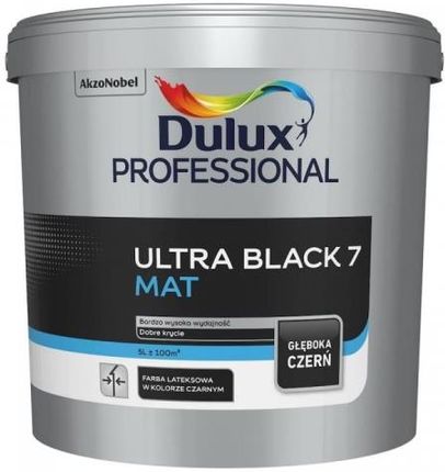 Dulux Professional Ultra Black 7 Mat 5L