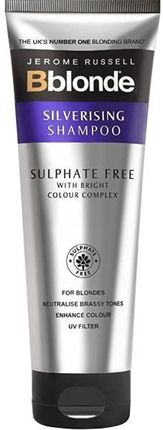 Jerome Russell Bblonde Srebrny Szampon Do Włosów Blond Silverising Sulphate Free Brightening Shampoo 250 ml