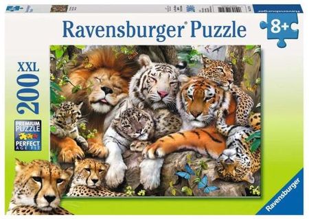 Ravensburger Puzzle 200el. Xxl Dzikie Koty 127214