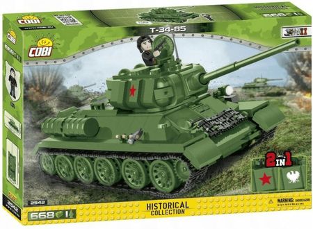 Cobi 2542 Small Army Historical Collection Wwii Czołg T 34-85 668el.