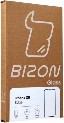 Bizon Szkło hartowane Glass Edge CF ochrona na obiektyw iPhone Xr czarne 2 szt