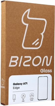 Bizon Szkło hartowane Glass Edge ochrona na obiektyw Galaxy A71 czarne 2 szt