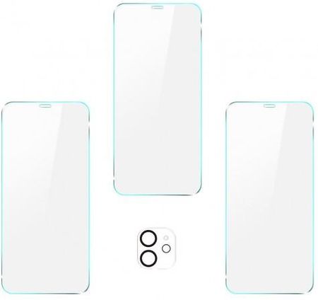 Bizon Szkło hartowane Glass Clear obiektyw iPhone 12 3 szt