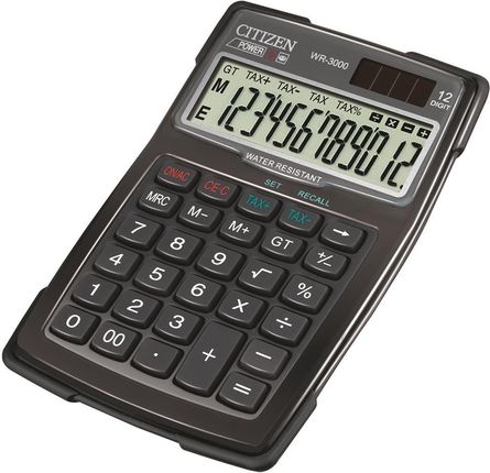 Kalkulator Wodoodporny Citizen Wr-3000 152X105mm Czarny