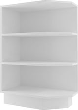 Zdjęcie BERGAMO SZAFKA DOLNA OTWARTA ZAKOŃCZENIOWA D6/30 BIAŁY MAT - Sochaczew