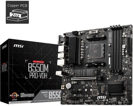 MSI B550M PRO-VDH DDR4