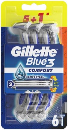Gillette Blue3 Comfort Maszynka Do Golenia Dla Mężczyzn 6Szt