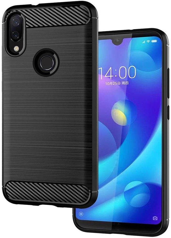 Izigsm Pokrowiec Etui Pancerne Karbon Case Czarne Do Xiaomi Redmi 9c Etui Na Telefon Ceny I 8639