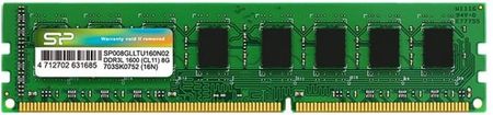 Silicon Power Pamięć DDR3 8GB/1600(1*8G) CL11 UDIMM (SP008GLLTU160N02)