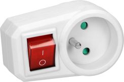 Zdjęcie Orno Adapter 2PZ Z Włącznikiem (ORAE13188) - Lipsk