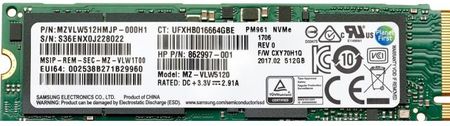 HP SSD 2TB TLC PCIe3x4 NVMe M2 (6SL00AA)