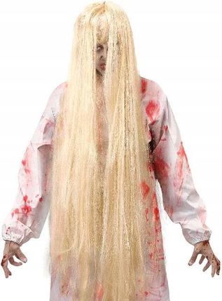 Peruka The ring Zły Duch Halloween Horror blond