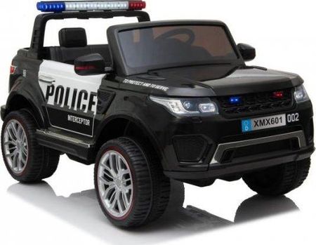 Super-Toys Jeep Policja 4X4 2X12V Z Amortyzatorami Pilot Funkcja Bujania Reduktor/ Xmx-601