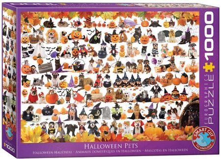 Eurographics Puzzle 1000El. Halloween Zwierząt Domowych
