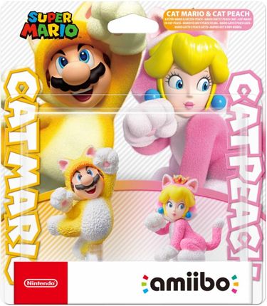 Nintendo amiibo Super Mario Cat Mario & Cat Peach