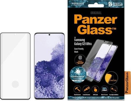 Panzerglass Szkło hartowane E2E Microfracture Fingerprint do Galaxy S21 Ultra (7258)