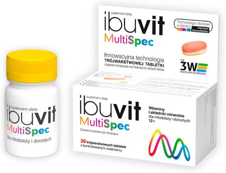 Ibuvit MultiSpec Witaminy i składniki mineralne 30 tabl.