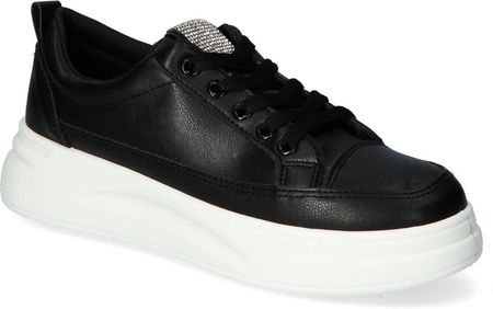 Sneakersy damskie R-487 Czarne lico