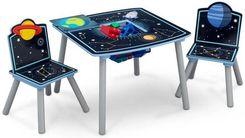Kosmos Planety Stolik Stół + 2 Krzesła Dzieci