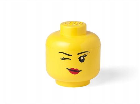 Room Copenhagen Room Copenhagen Lego Storage Head &Quot;Whinky&Quot; Small Storage Box (Yellow)