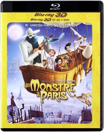 A Monster in Paris (Przygoda w Paryżu) [Blu-Ray 3D]+[DVD]