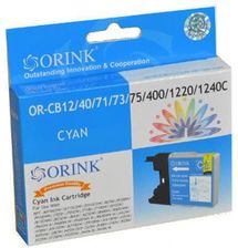 ORINK TUSZ CB1240C-OR CYAN DO DRUKAREK BROTHER (ZAMIENNIK BROTHER LC1240C) [12ML]