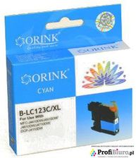 ORINK TUSZ CBLC123C-OR CYAN DO DRUKAREK BROTHER (ZAMIENNIK BROTHER LC123C) [10ML]