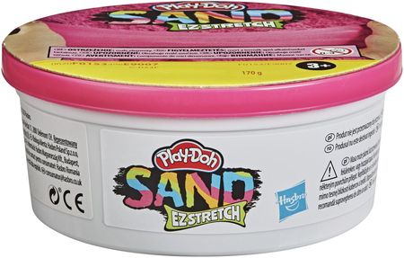 Hasbro Play-Doh Sand EZ Stretch - Rozciągliwy piasek Tuba pojedyncza 170g Różowa F0153