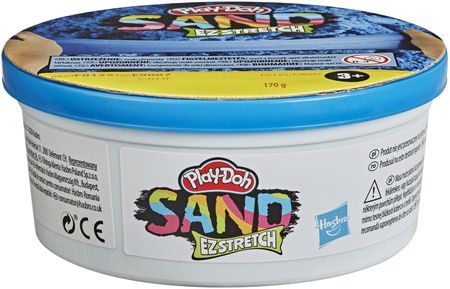 Hasbro Play-Doh Sand EZ Stretch - Rozciągliwy piasek Tuba pojedyncza 170g Niebieska F0155