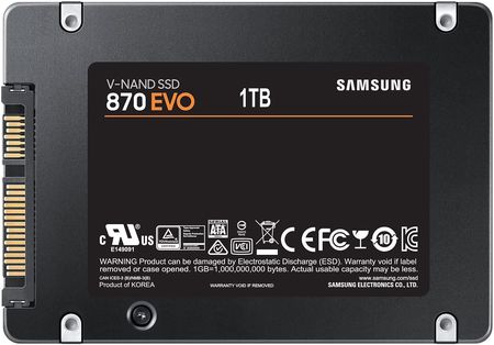Dysk SSD Samsung 870 EVO 1TB (MZ-77E1T0B/EU) - Opinie i ceny