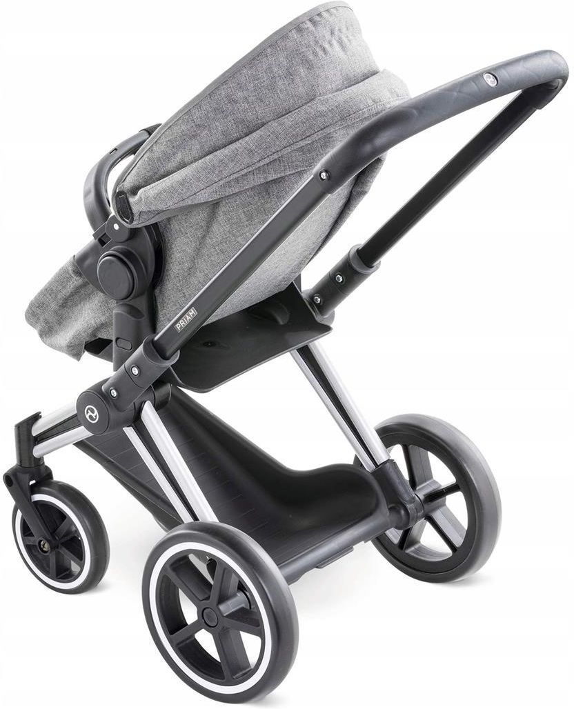 Corolle Carrozzina Cybex Priam 3 In 1 Nera – Per Poupon 36-42 Cm, Accessorio Passeggino Con Navicella