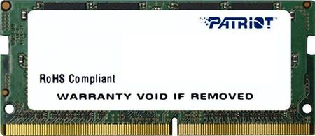 Pamięć RAM Patriot DDR4 16GB 2666MHz CL17 SODIMM (PSD416G266681S)