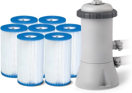 INTEX Pompa filtrująca do basenów 2006L/h 28604 / 29000 + 7 filtrów