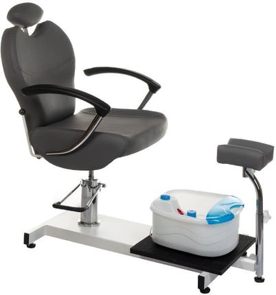 Beauty System Fotel do pedicure z masażerem stóp BR-2301 szary (BR2301GREY)