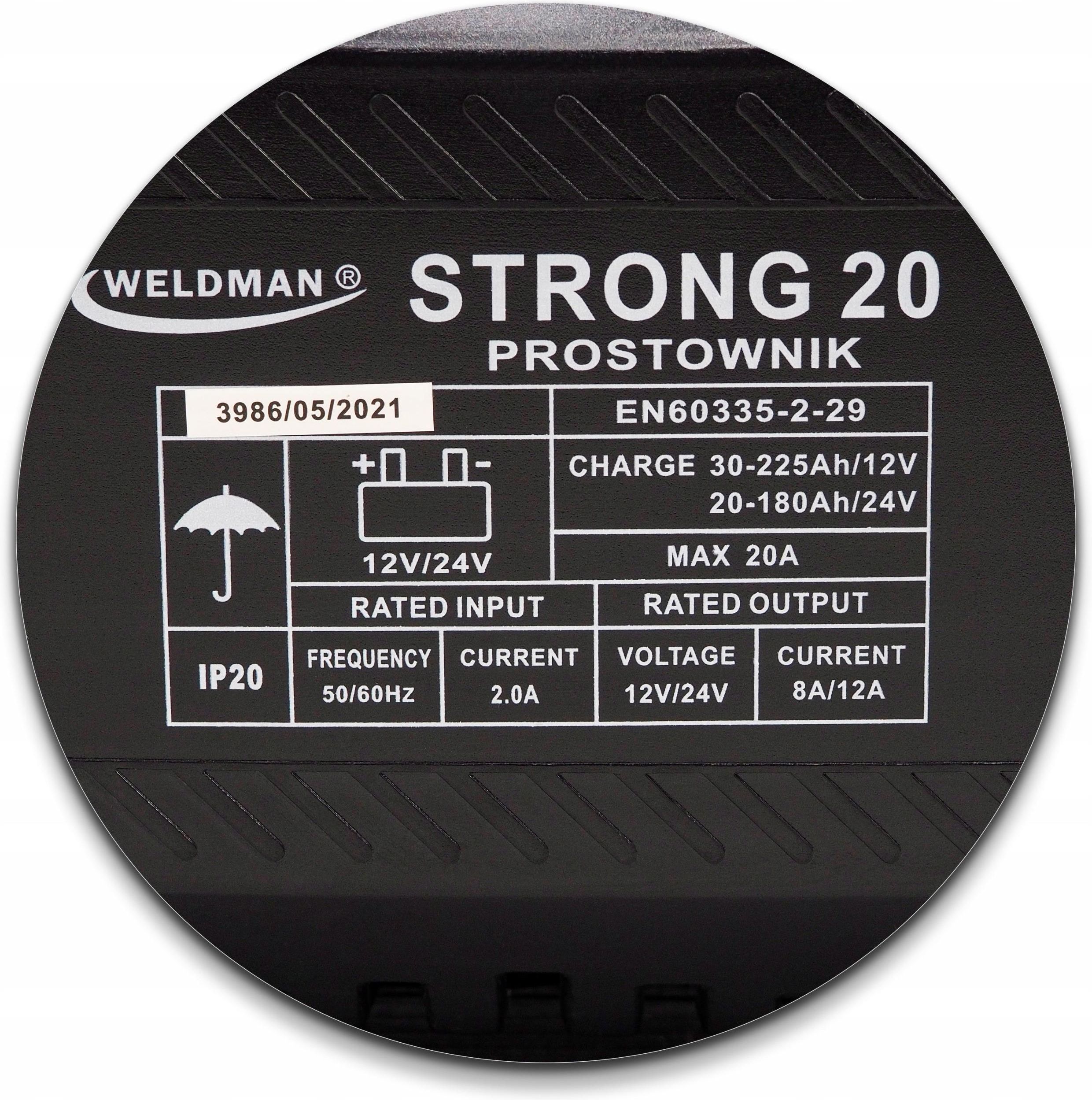 WELDMAN  PROSTOWNIK STRONG 20 450W 103222