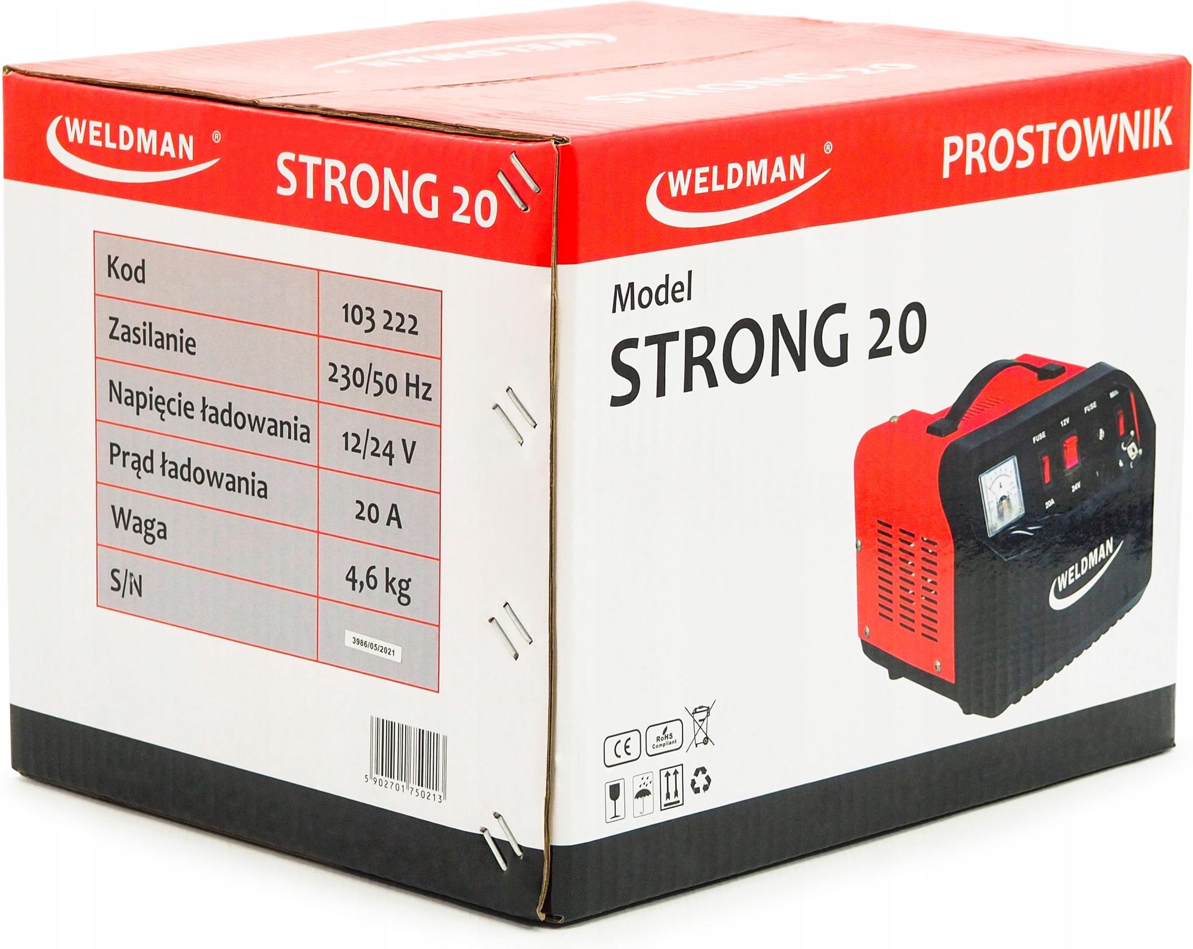 WELDMAN  PROSTOWNIK STRONG 20 450W 103222