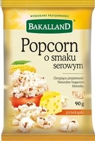 BAKALLAND popcorn serowy 90g