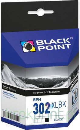BLACKPOINT [BPH302XLBK] INK/TUSZ BLACK POINT (HP F6U68AE) BLACK (67694)