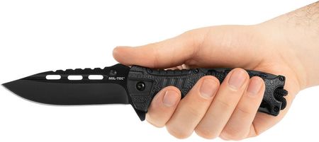 Mil-Tec Nóż Składany Paracord Black Z Krzesiwem (15318400) - Ceny