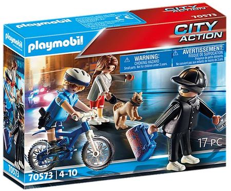 Playmobil 70573 City Action Policyjny Rower Pościg
