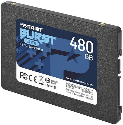 Patriot Burst Elite 480GB SSD 2,5" (PBE480GS25SSDR)