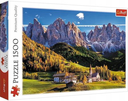 Trefl Puzzle 1500el. Dolina Val Di Funes Dolomity Włochy 26163